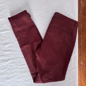 Men’s Vintage Galeries Lafayette Flat Front Thick Cotton Tapered Leg Chino